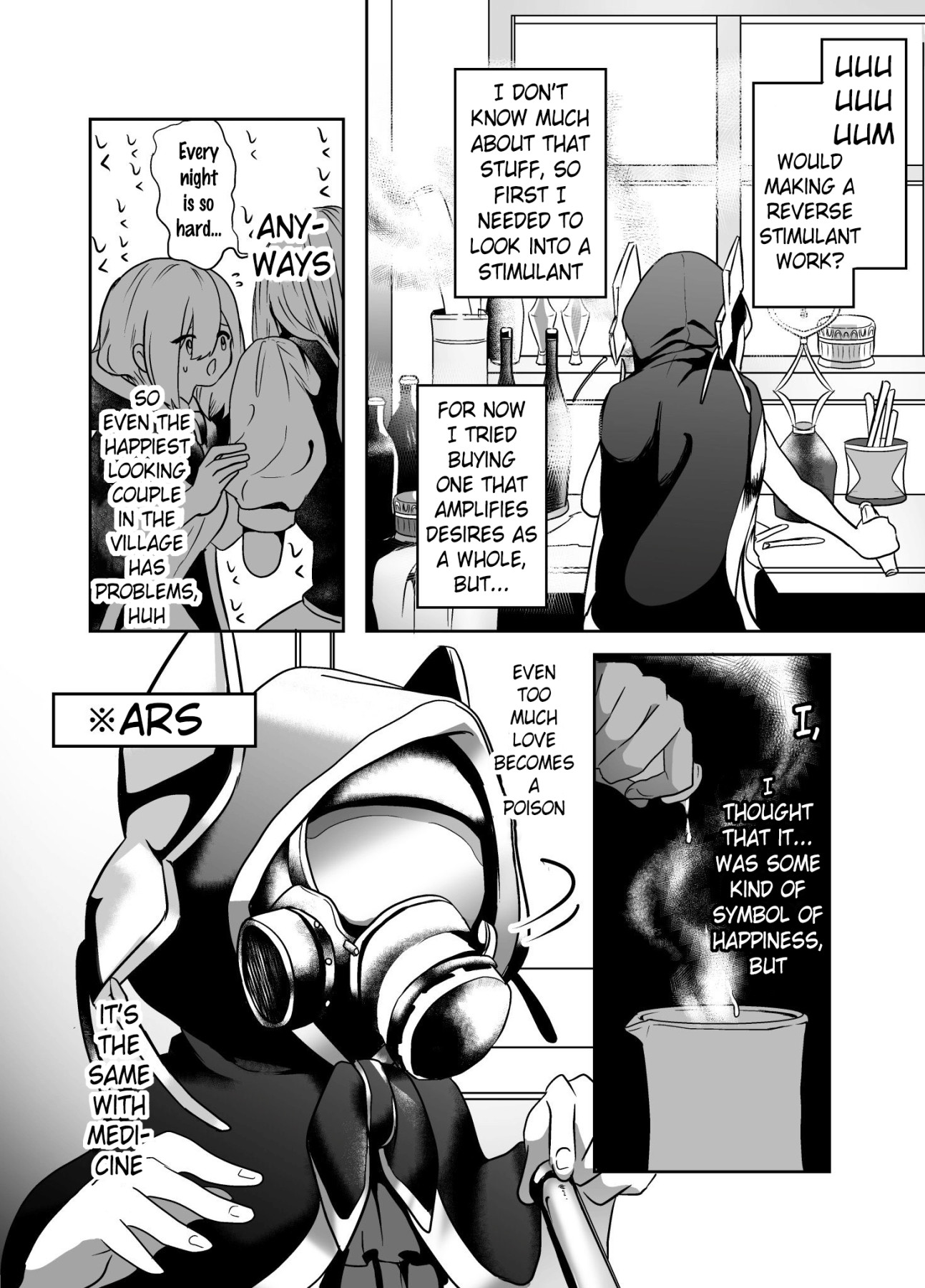 Hentai Manga Comic-The Story of Ars Making an Abstinence Drug for a Villager-Read-5